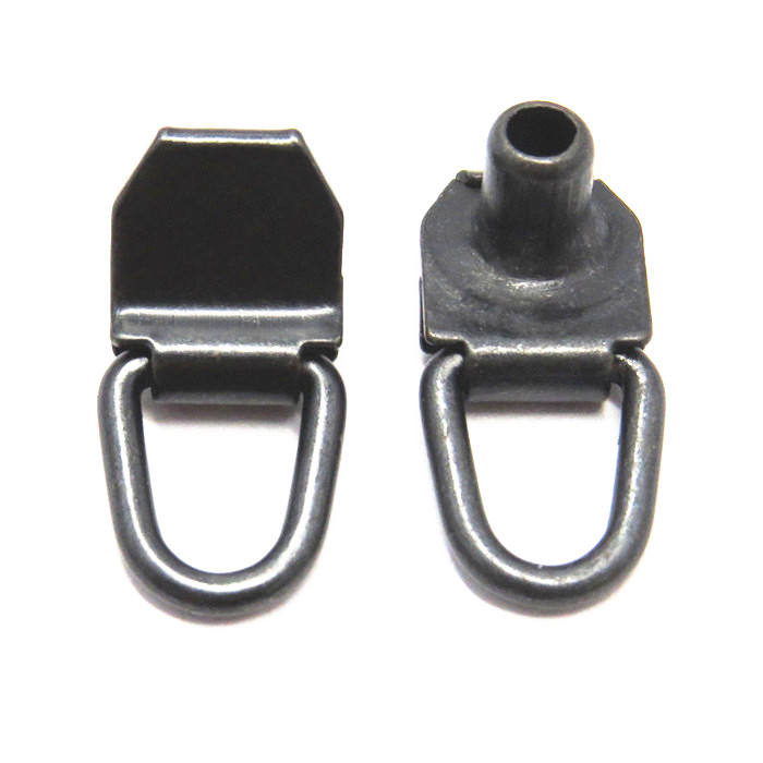 Antique Black Brass Safety Shoe Eyelet D Ring Hook
