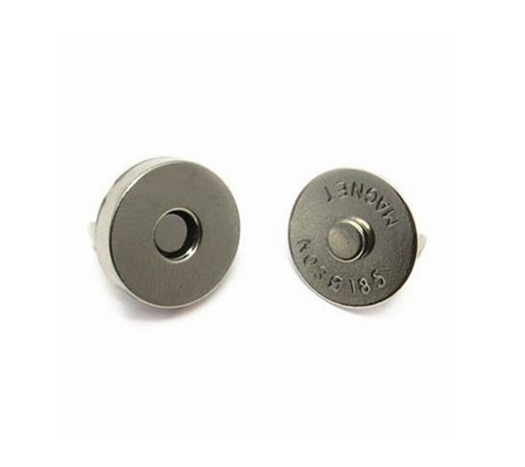 Custom 18mm Metal Magnet Snap Button For Bags
