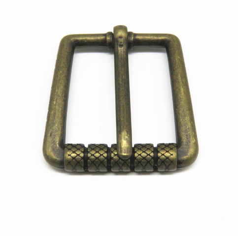 Antique Brass 21mm D Ring Metal Zinc Roller Buckle For Shoes