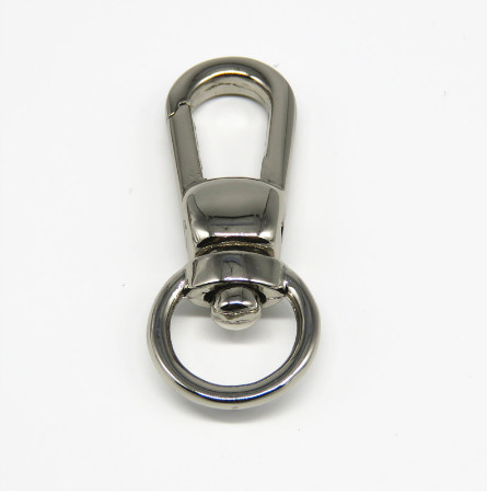 12mm Silver Metal Keychain Snap Hook For Purse