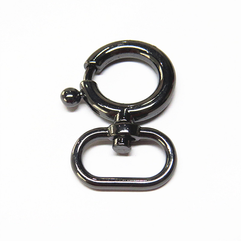 21MM Zinc Alloy Metal Snap Hook Key Chain Hook