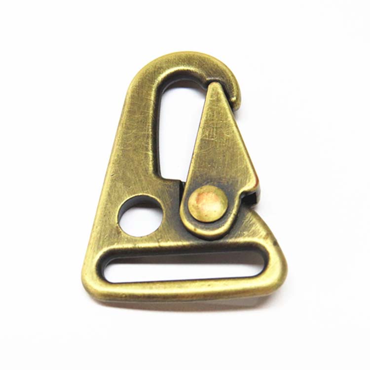 24MM High Quality Antique Brass Zinc Alloy Metal Bags Sanp Hook Metal Key Ring Hooks