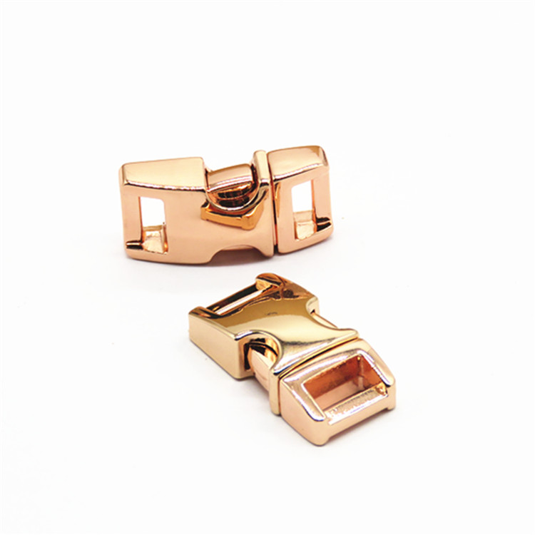 Wholesale Dog Collar Metal Strong Quick Rose Gold Side Release Buckle