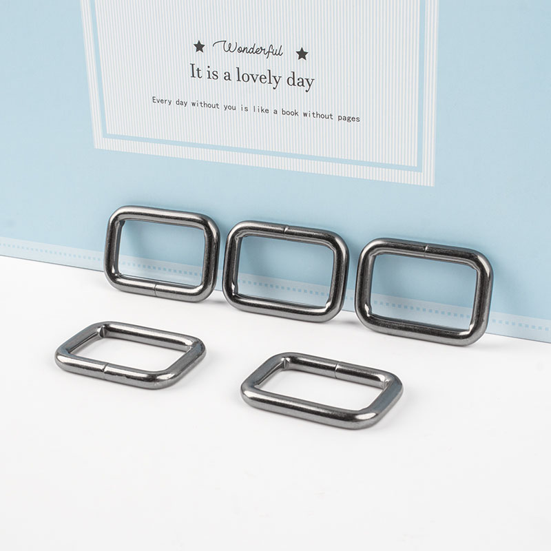 20-50mm Bag Square Buckle Hardware Accessories Handbag Belt Strap Clasp Ring for Dog Collar Hook Connector Buckles