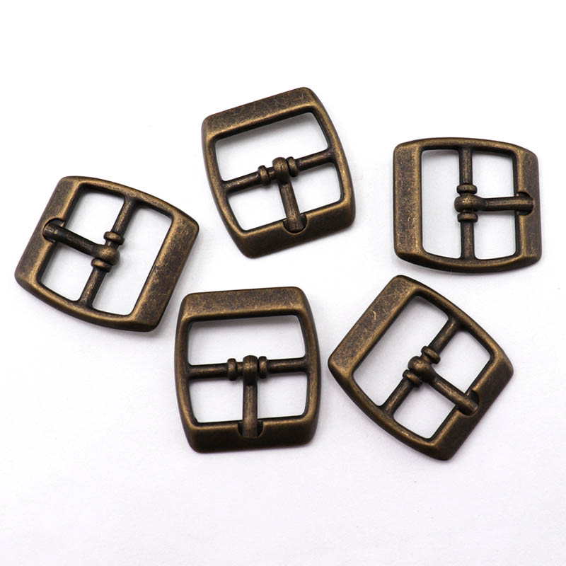1cm 1.2cm 1.5cm 1.8cm 2cm Metal zinc alloy pins small belt buckles hardware buckles for leather belt